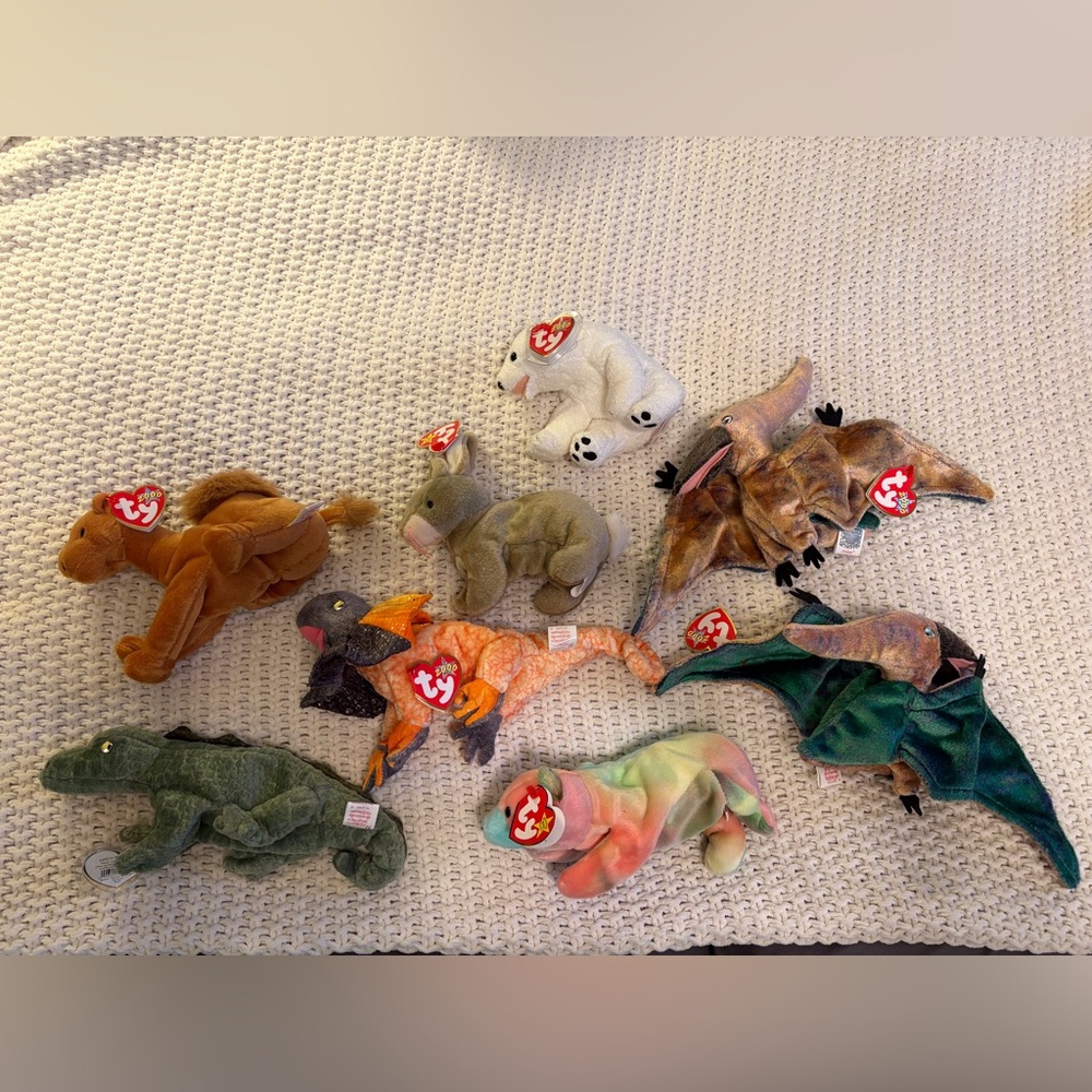 Ty Original Beanie Babies 1990’s/2000 Series~ With Tags